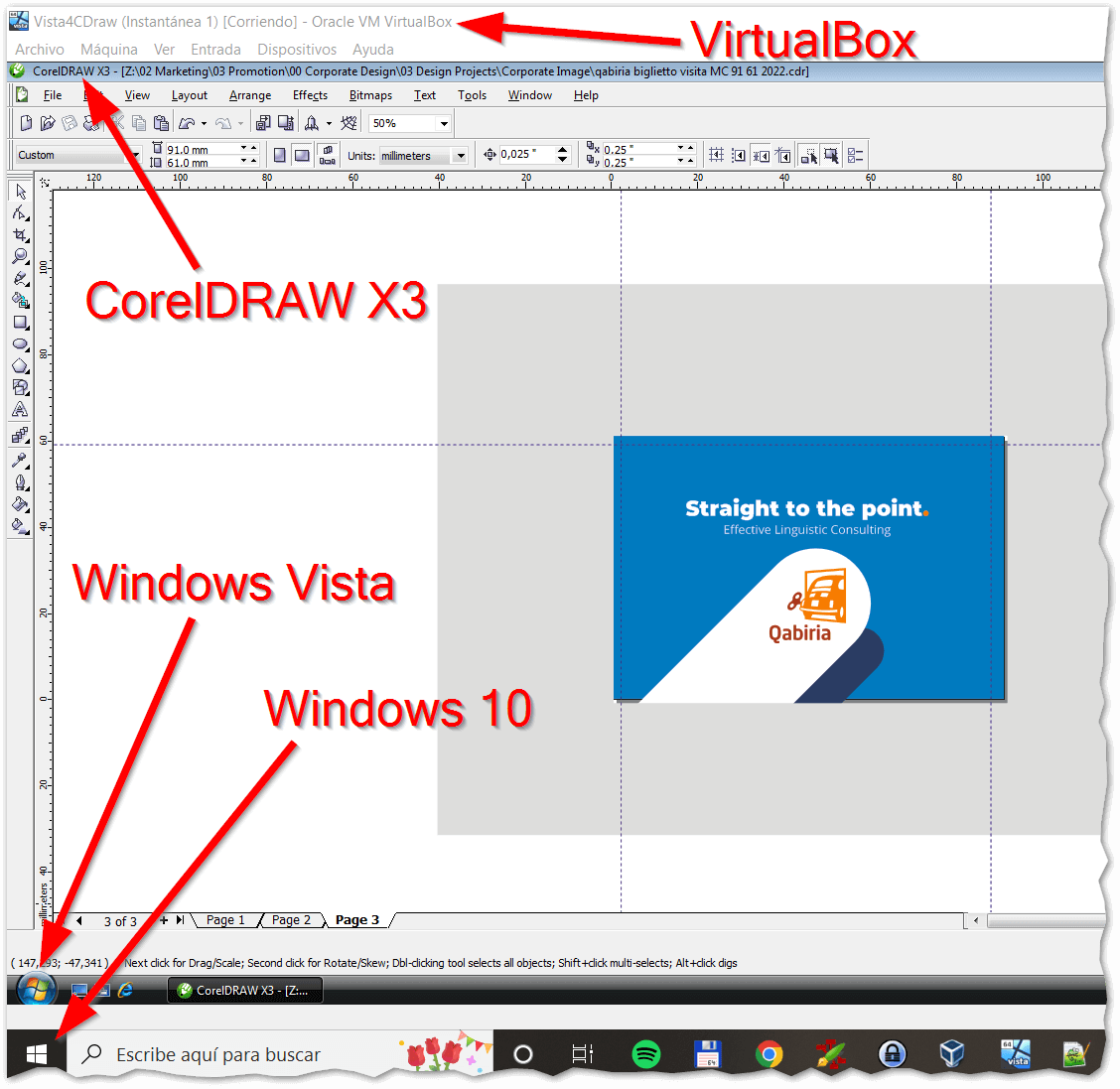 Schermata di VirtualBox