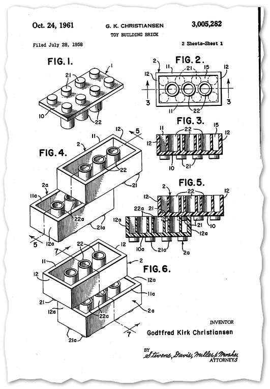 Brevetto del mattoncino LEGO