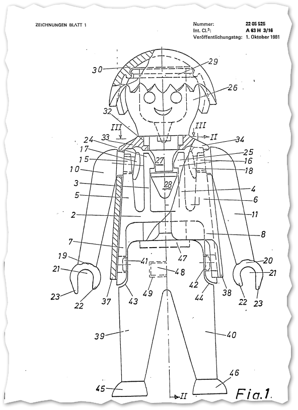 Brevetto tedesco Playmobil