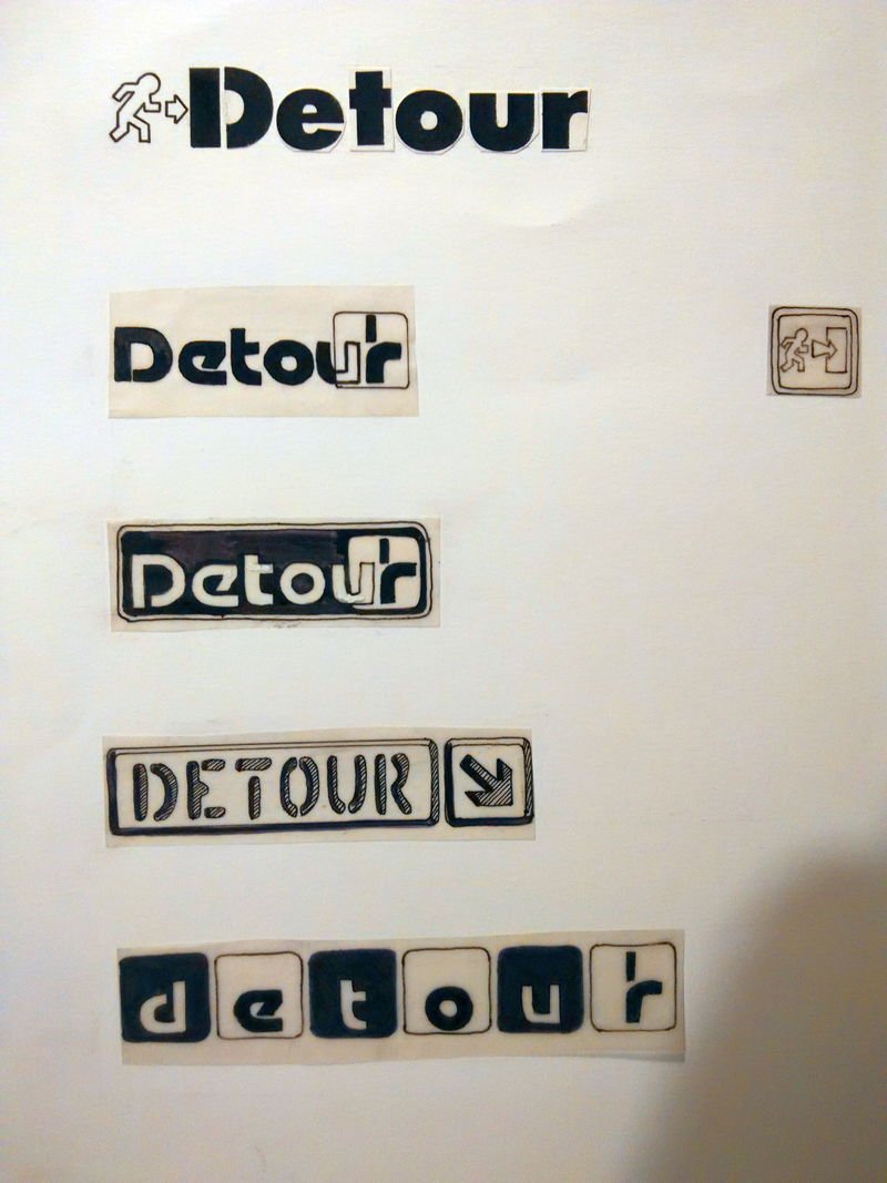 Bozze di loghi per Detour